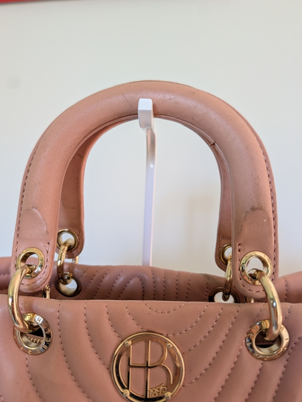 Henri Bendel No. 7 Pink Lambskin Quilted Tote - Picture 14 of 16